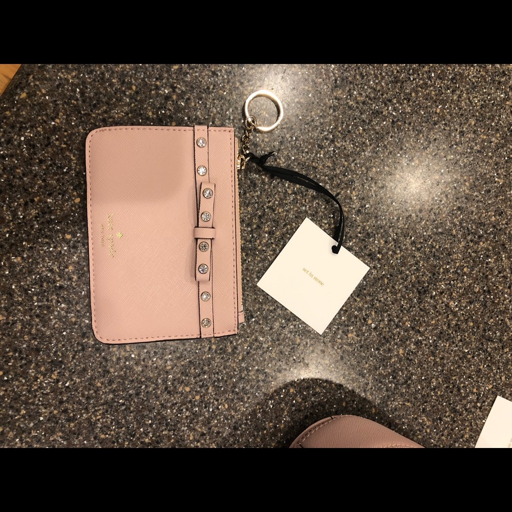 Kate Spade jeweled leather wallet